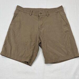 Lululemon‎ Mens Tan Chino Shorts Size 34  commission Dressy LM7927SE